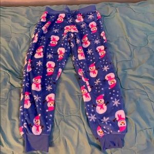 Em & Alfie Snowman Pajama Pants